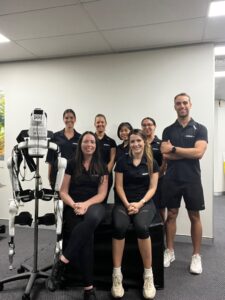 Team of exercise physiologists and physiotherapists at the opening of RoboFit Western Sydney's firs clinic in Parramatta